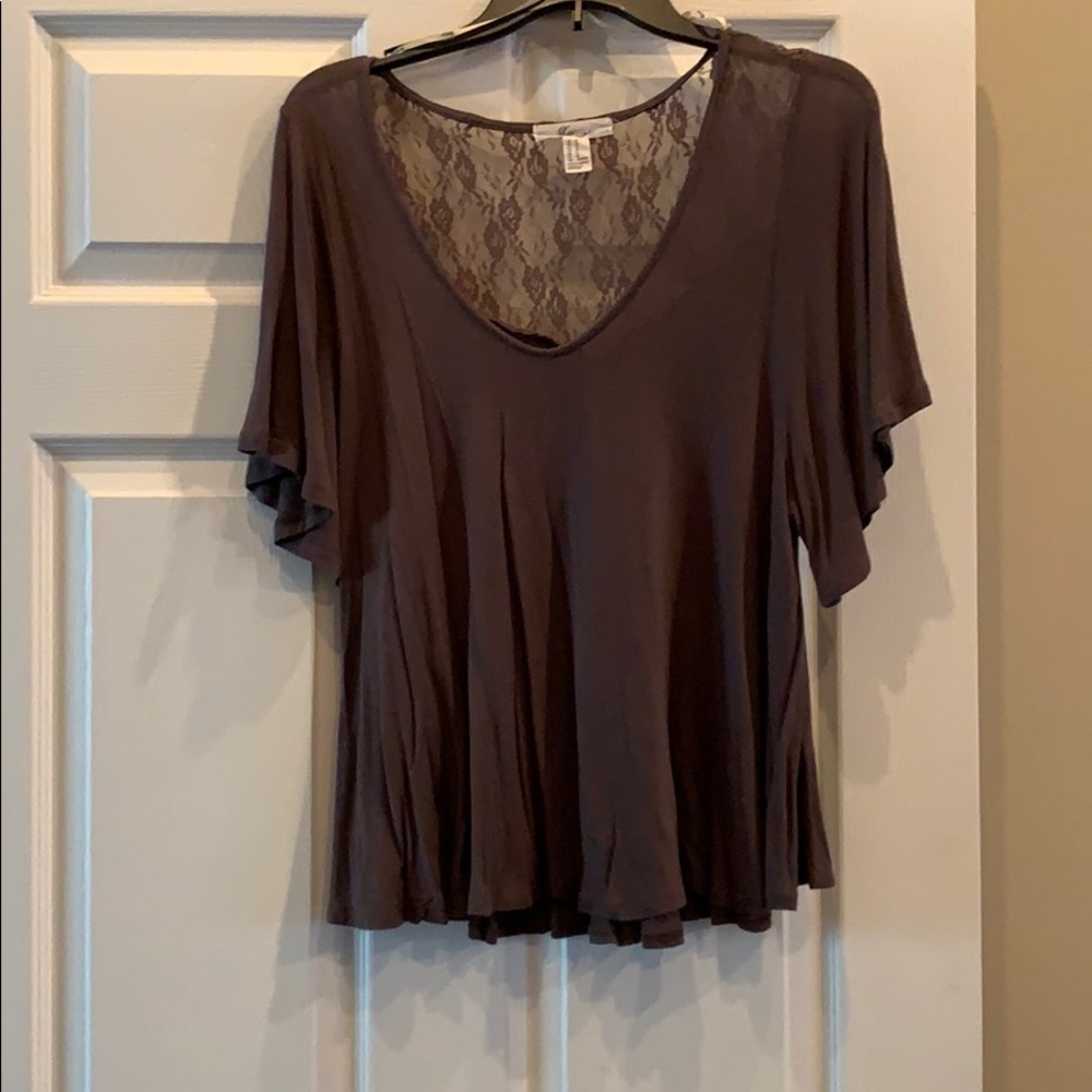 Brown shirt